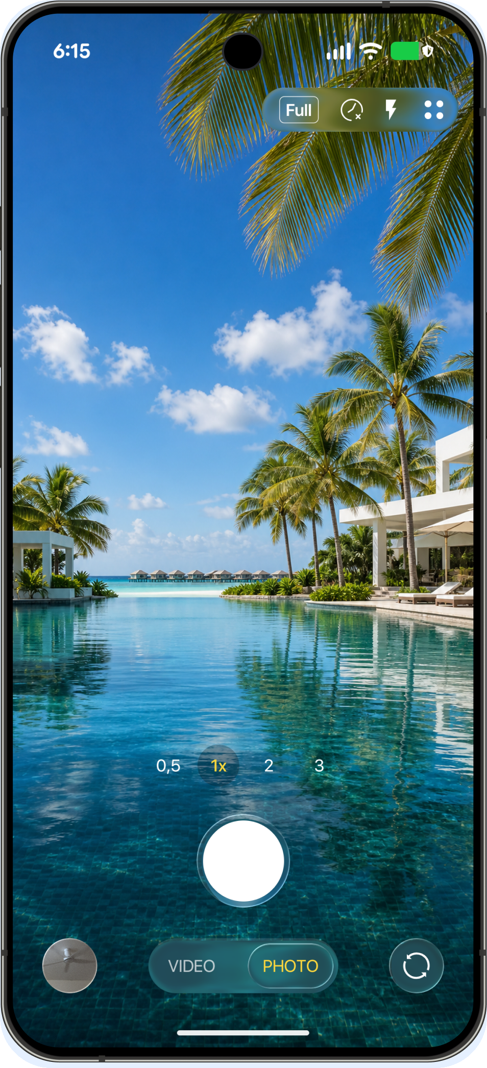 Camera OS 27 screen